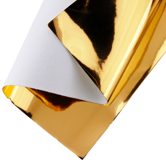 High Gloss Mirror Jelly Felt Sheets Gold