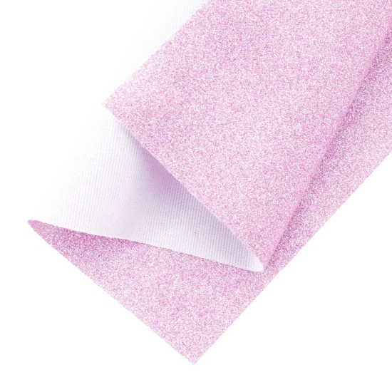 Fine Glitter Fabric Sheet Light Lavender