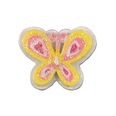 Yellow Butterfly Flatback Craft Embellishment