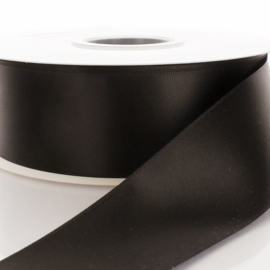 Dark Brown Double Faced Satin Ribbon 860