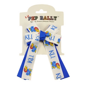 University of Kansas KU Jayhawk Cheer Hair-Bow