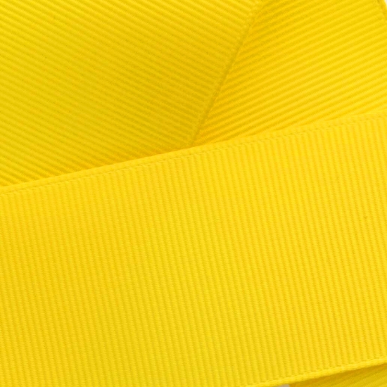 Yellow Grosgrain Ribbon HBC 645
