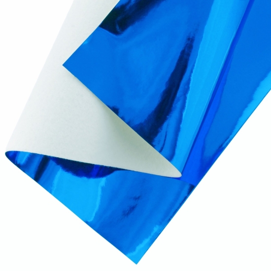 High Gloss Mirror Jelly Felt Sheets Classic Blue