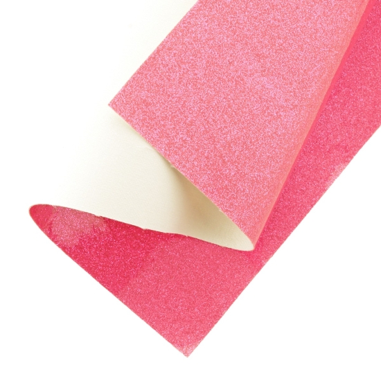 Fine Glitter High Gloss Jelly Canvas Sheets Bubblegum Pink