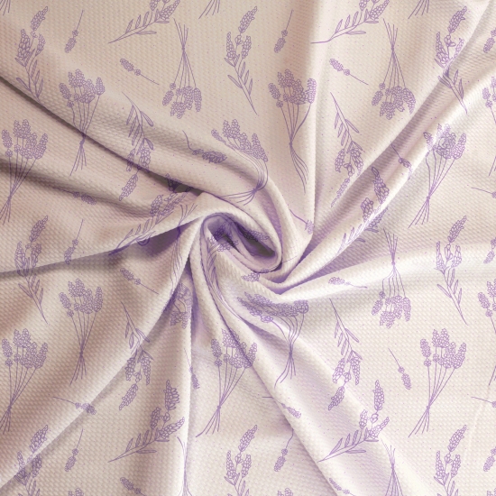 Lavender Bouquets Bullet Fabric