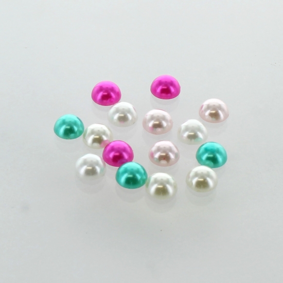 8mm Flatback Half-Pearl Embellishment