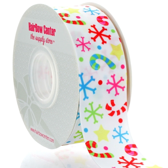 1.5" Christmas Confetti Grosgrain Ribbon