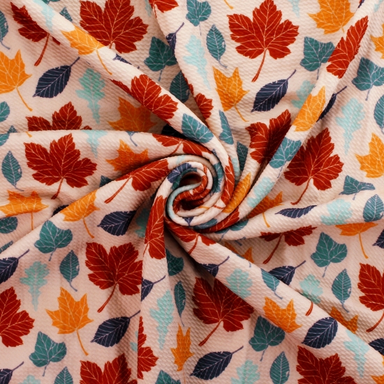 Vintage Fall Leaves Bullet Fabric