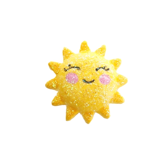 Happy Sunshine Flatback Craft Embellishment