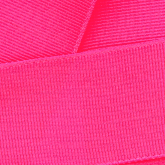 Neon Pink Grosgrain Ribbon HBC 170