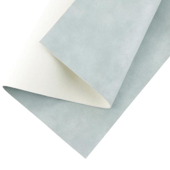 Luster Faux Leather Felt Sheets Dusty Blue