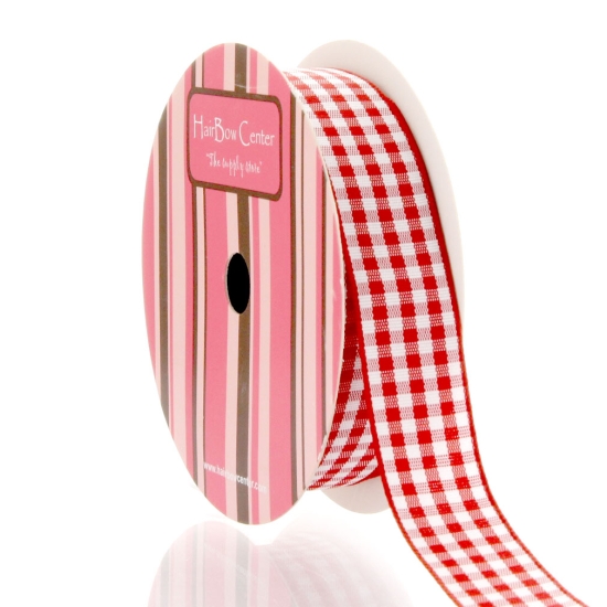 3/4" Gingham Plaid Ribbon