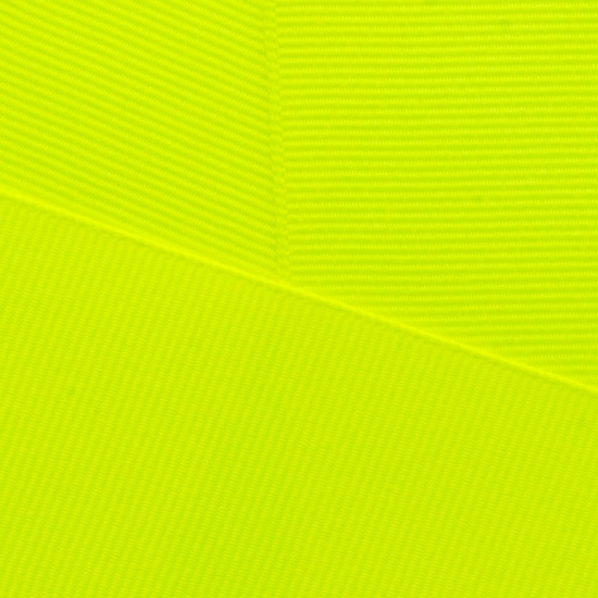 Neon Yellow Grosgrain Ribbon Offray 2505