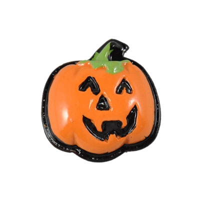 Halloween Jack-O-Lantern Flatback Craft Embellishment