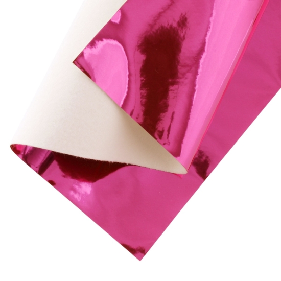 High Gloss Mirror Jelly Felt Sheets Hot Pink