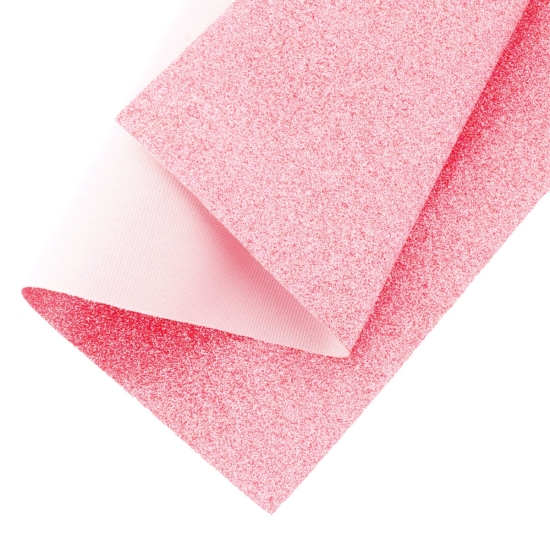 Fine Glitter Fabric Sheet Light Pink