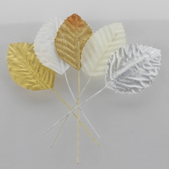 Wired Fabric Leaves