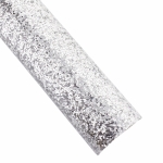 Chunky Glitter High Gloss Jelly Canvas Sheets Silver