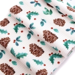 Pinecones and Ivy Bullet Fabric