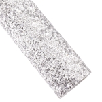 Chunky Glitter Canvas Sheets Silver