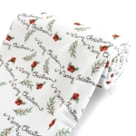 Laurel and Berries Merry Christmas Bullet Fabric