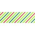 1.5" Christmas Stripe Grosgrain Ribbon