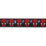 7/8" Marvel Spiderman Face Ribbon