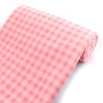 Pink Gingham Plaid Bullet Fabric