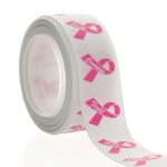 7/8" Cancer Awareness Grosgrain Ribbon