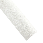 Chunky Glitter Canvas Sheets White Translucent