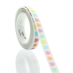 3/8" Candy Heart Grosgrain Ribbon