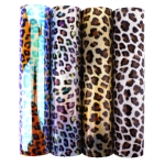 High Gloss Jelly Felt Sheets Rainbow Leopard