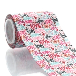 3" Valentine Much Love Grosgrain Ribbon