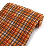 Fall Navy Gold Plaid Bullet Fabric