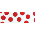 1.5" Large Red Dot Grosgrain Ribbon