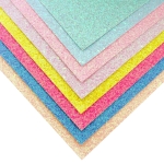 Chunky Glitter Canvas Sheets Aqua