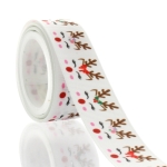 7/8" Reindeer Faces Grosgrain Ribbon