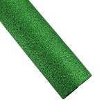 Fine Glitter Fabric Sheet Emerald Green