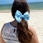 Chiffon Fabric Hair-Bow Pack - 6pc