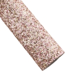 Chunky Glitter Canvas Sheets Gold - Rose Gold