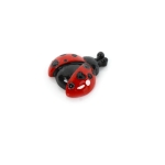 Red Ladybug Flatback Craft Embellishment