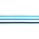 1.5" Blue Bold Stripes Grosgrain Ribbon