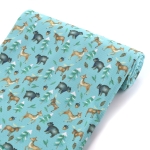 Winter Woodland Animals Bullet Fabric