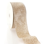 2.5" Wired Glitter Ribbon