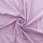 Lavender White Hearts DBP Fabric