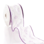 2 1/2" Wired Ribbon Lavender Floral Bundles