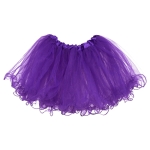 Little Girls Tutu Ruffle Edge 3-Layer (6 mo. - 3T)