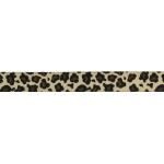 3/8" Tan Leopard Grosgrain Ribbon