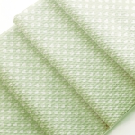 Sage Green White Hearts Bullet Fabric