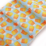Retro Candy Corn Mineral Blue Bullet Fabric